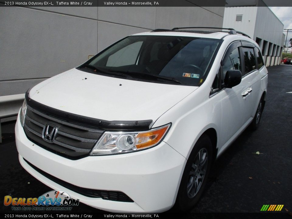 2013 Honda Odyssey EX-L Taffeta White / Gray Photo #9