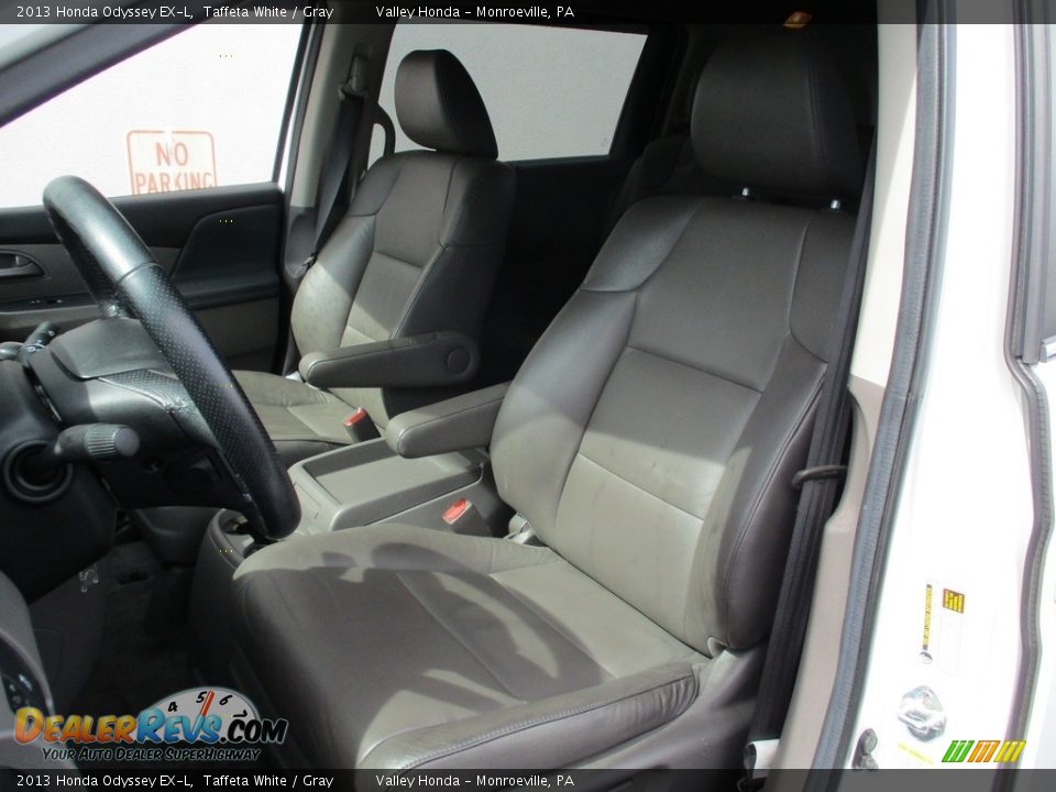 2013 Honda Odyssey EX-L Taffeta White / Gray Photo #11