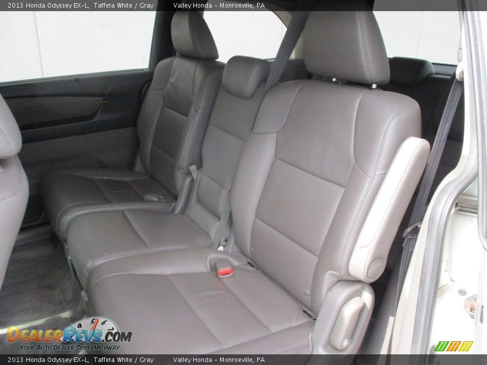 2013 Honda Odyssey EX-L Taffeta White / Gray Photo #12