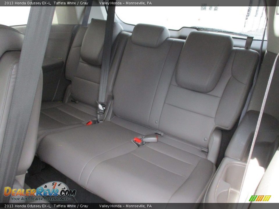 2013 Honda Odyssey EX-L Taffeta White / Gray Photo #13