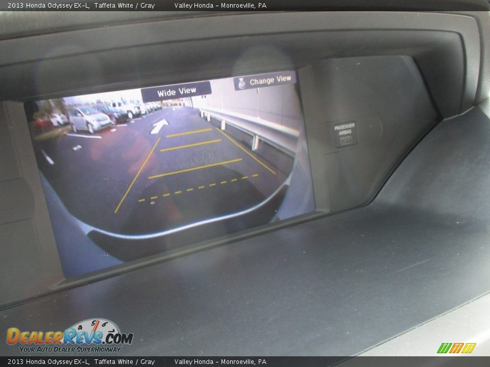 2013 Honda Odyssey EX-L Taffeta White / Gray Photo #17