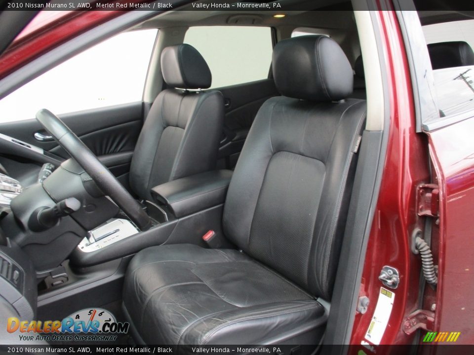 2010 Nissan Murano SL AWD Merlot Red Metallic / Black Photo #12