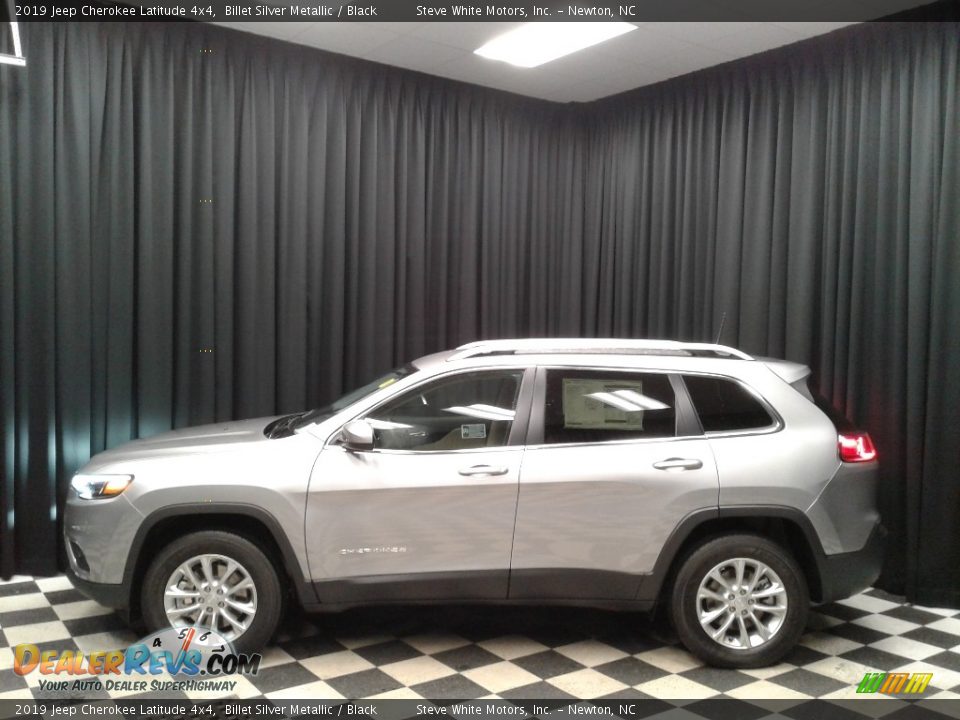 2019 Jeep Cherokee Latitude 4x4 Billet Silver Metallic / Black Photo #1