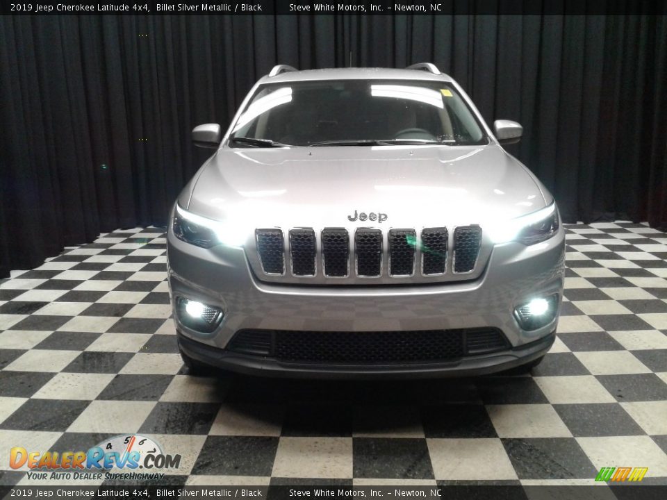2019 Jeep Cherokee Latitude 4x4 Billet Silver Metallic / Black Photo #3