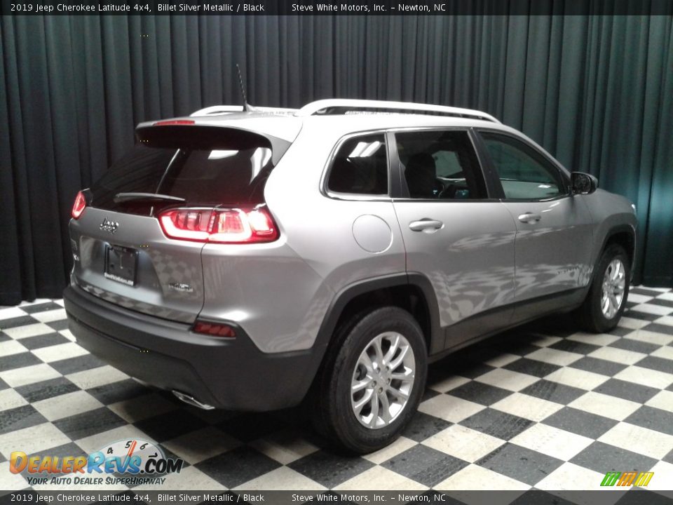 2019 Jeep Cherokee Latitude 4x4 Billet Silver Metallic / Black Photo #6