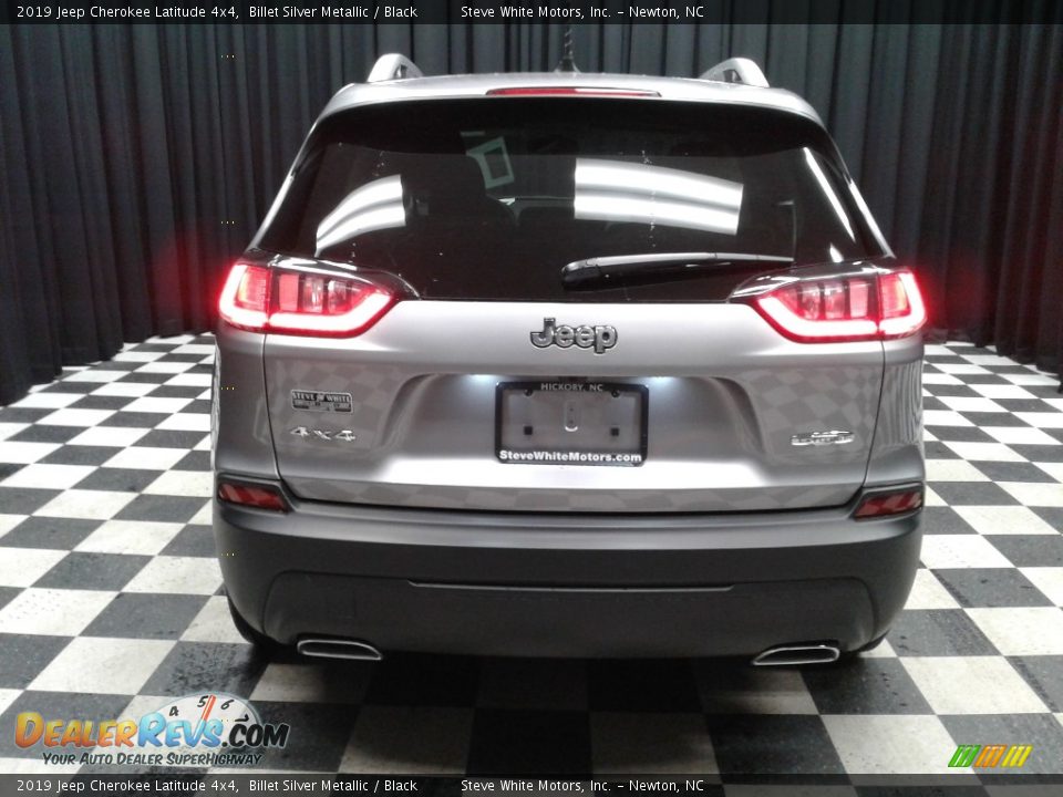 2019 Jeep Cherokee Latitude 4x4 Billet Silver Metallic / Black Photo #7