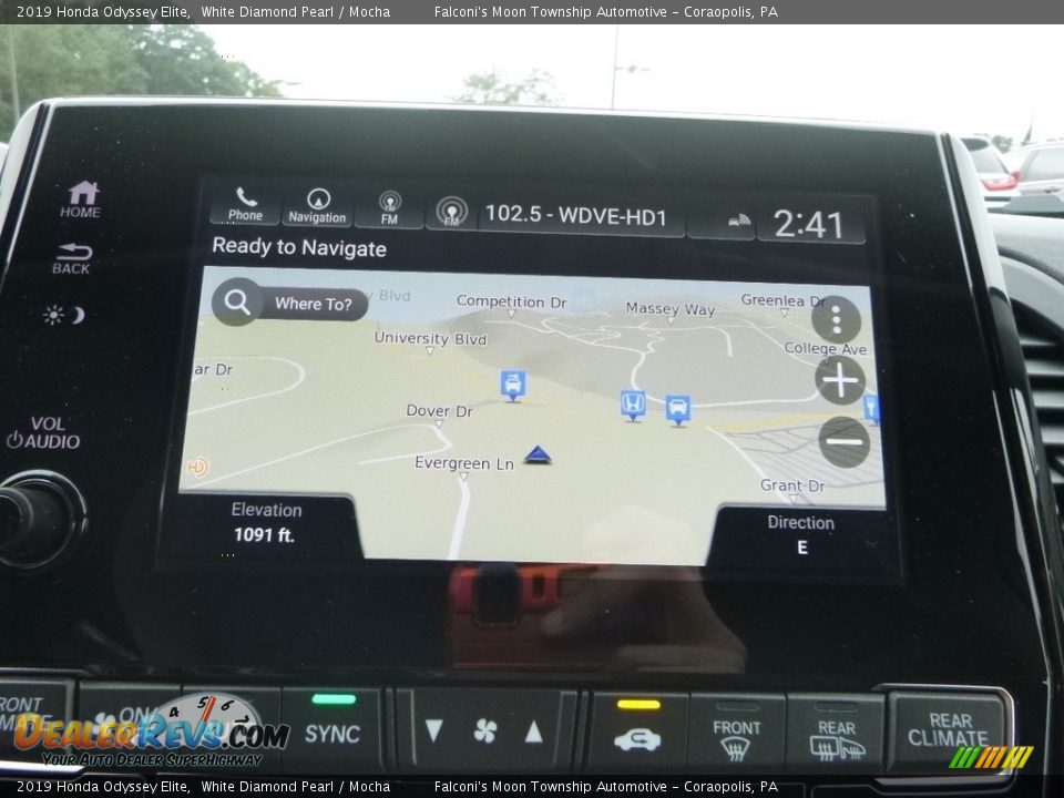 Navigation of 2019 Honda Odyssey Elite Photo #13