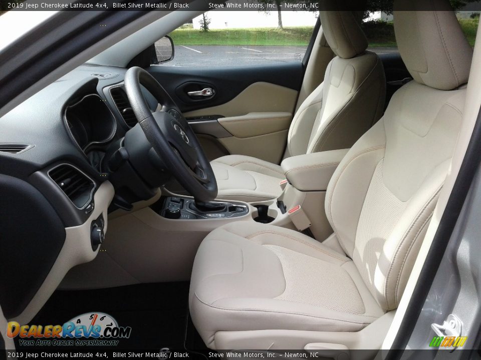 2019 Jeep Cherokee Latitude 4x4 Billet Silver Metallic / Black Photo #10