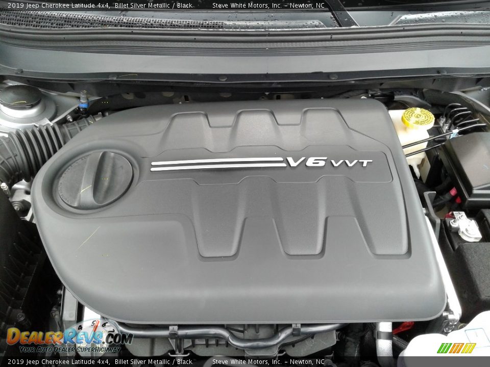 2019 Jeep Cherokee Latitude 4x4 Billet Silver Metallic / Black Photo #26