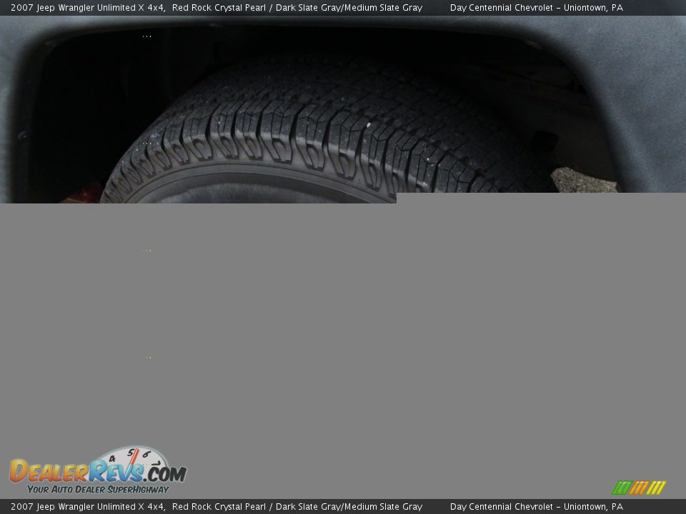2007 Jeep Wrangler Unlimited X 4x4 Red Rock Crystal Pearl / Dark Slate Gray/Medium Slate Gray Photo #7
