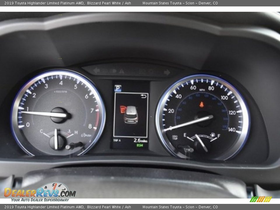 2019 Toyota Highlander Limited Platinum AWD Gauges Photo #32