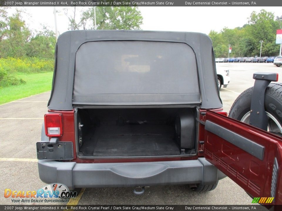 2007 Jeep Wrangler Unlimited X 4x4 Red Rock Crystal Pearl / Dark Slate Gray/Medium Slate Gray Photo #8