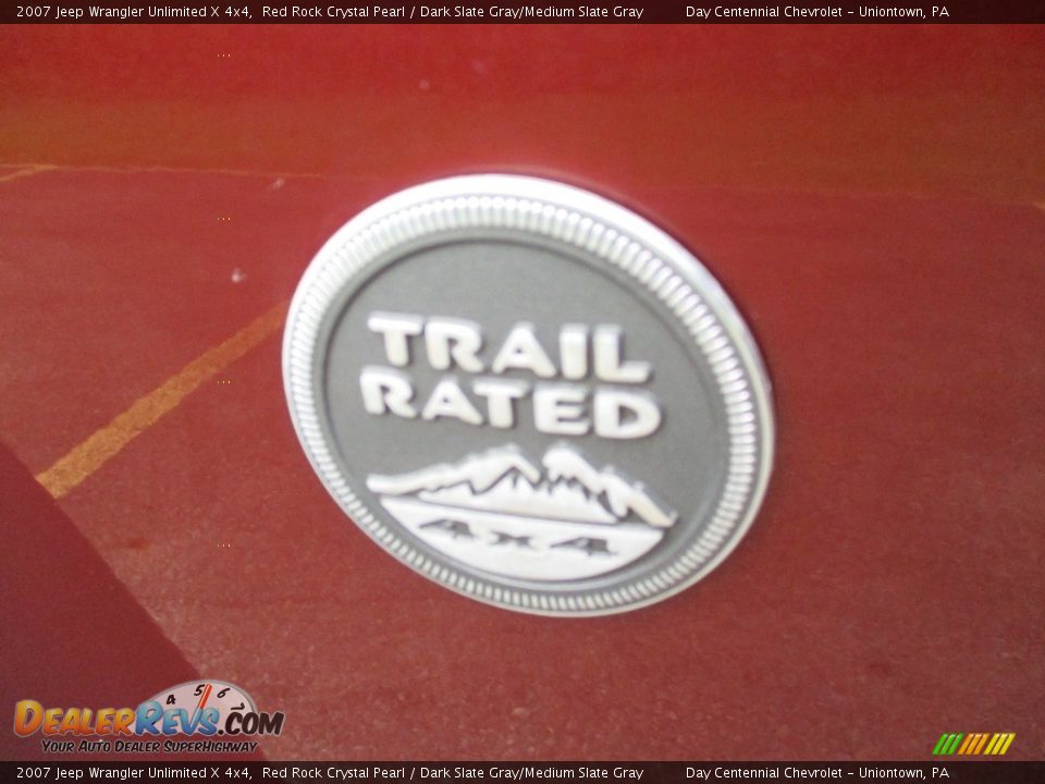 2007 Jeep Wrangler Unlimited X 4x4 Red Rock Crystal Pearl / Dark Slate Gray/Medium Slate Gray Photo #11