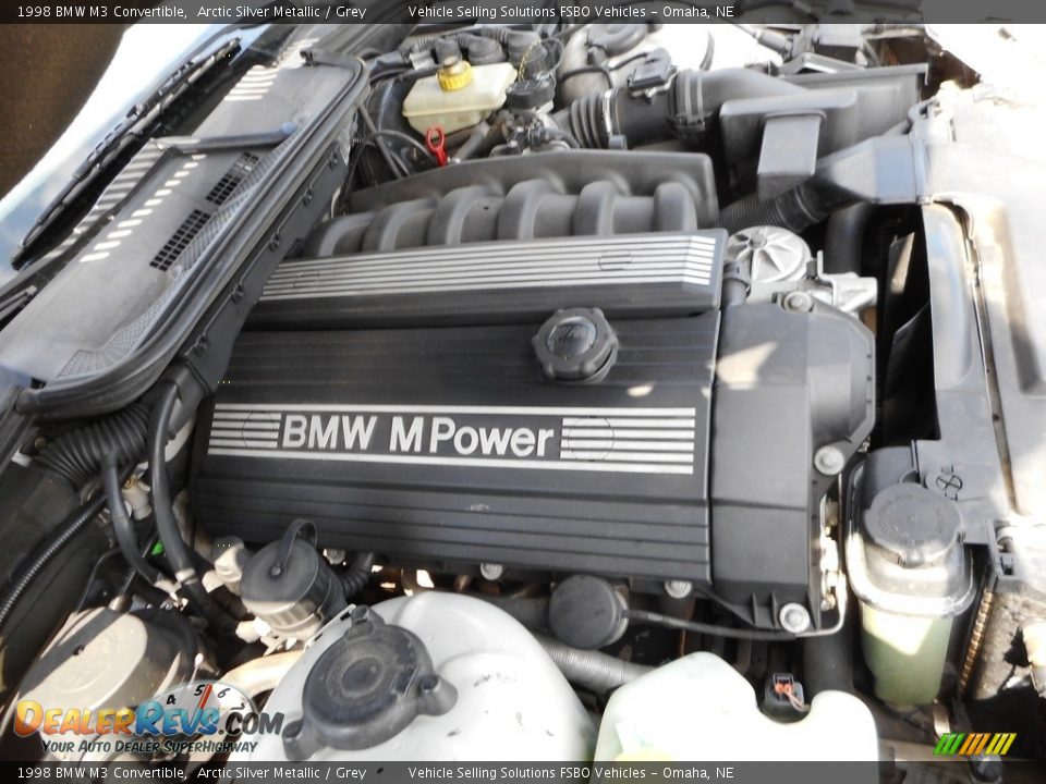 1998 BMW M3 Convertible 3.2 Liter DOHC 24-Valve Inline 6 Cylinder Engine Photo #6