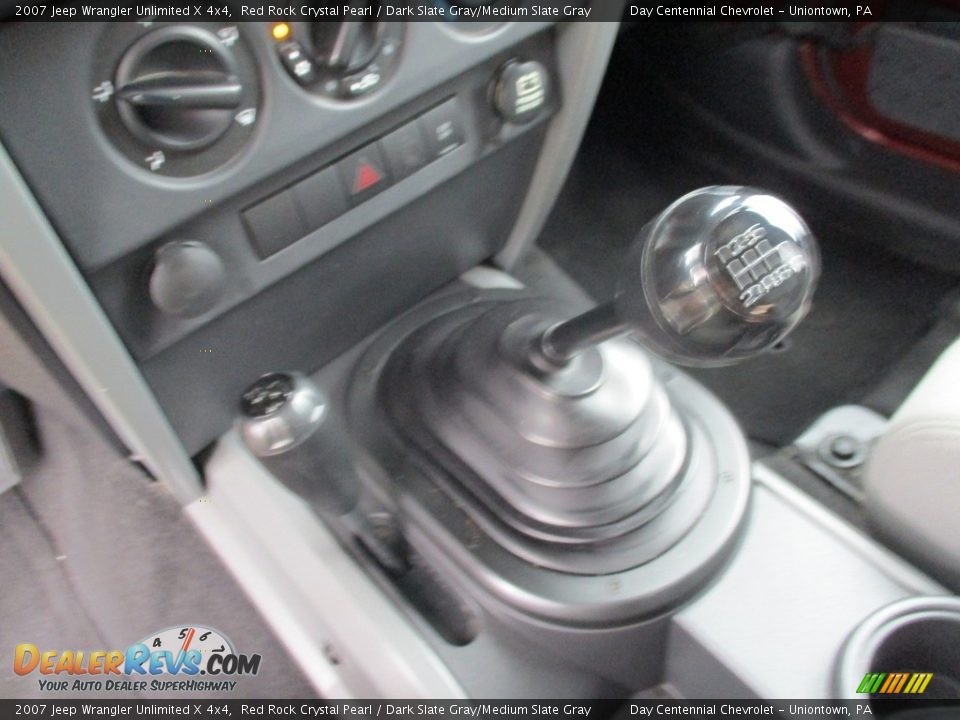 2007 Jeep Wrangler Unlimited X 4x4 Red Rock Crystal Pearl / Dark Slate Gray/Medium Slate Gray Photo #26
