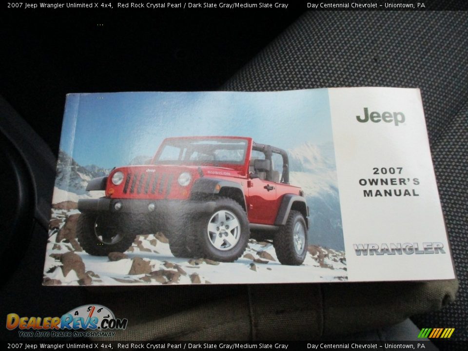 2007 Jeep Wrangler Unlimited X 4x4 Red Rock Crystal Pearl / Dark Slate Gray/Medium Slate Gray Photo #32