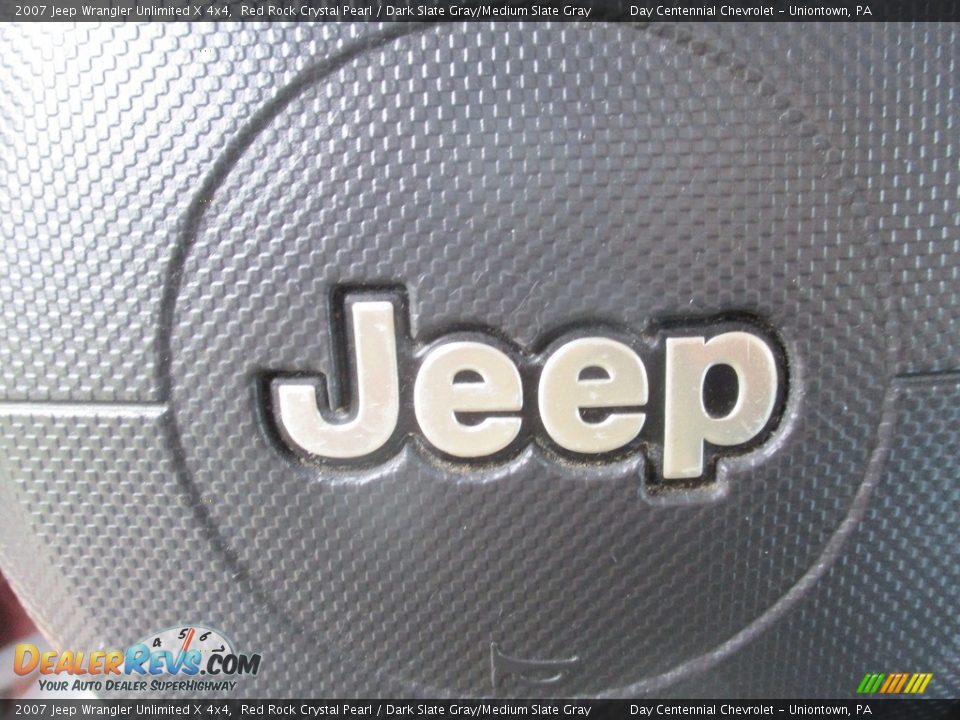 2007 Jeep Wrangler Unlimited X 4x4 Red Rock Crystal Pearl / Dark Slate Gray/Medium Slate Gray Photo #34