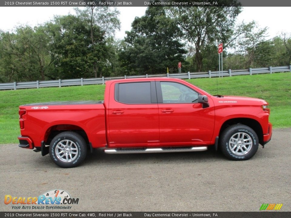 Red Hot 2019 Chevrolet Silverado 1500 RST Crew Cab 4WD Photo #2