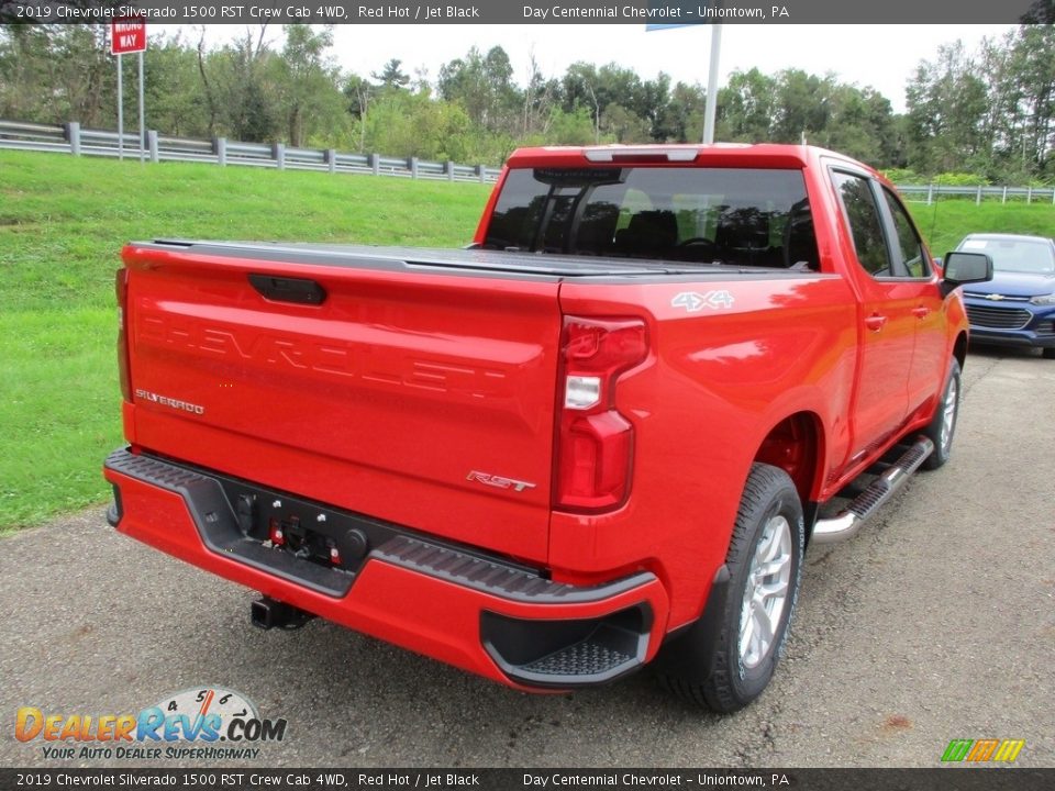 2019 Chevrolet Silverado 1500 RST Crew Cab 4WD Red Hot / Jet Black Photo #3