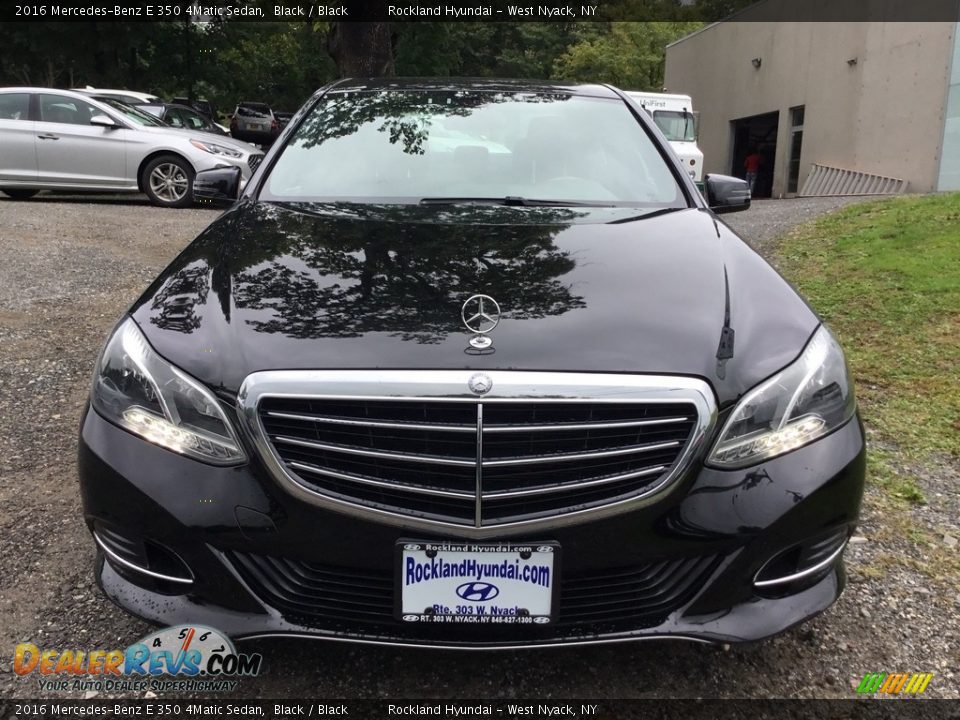 2016 Mercedes-Benz E 350 4Matic Sedan Black / Black Photo #2