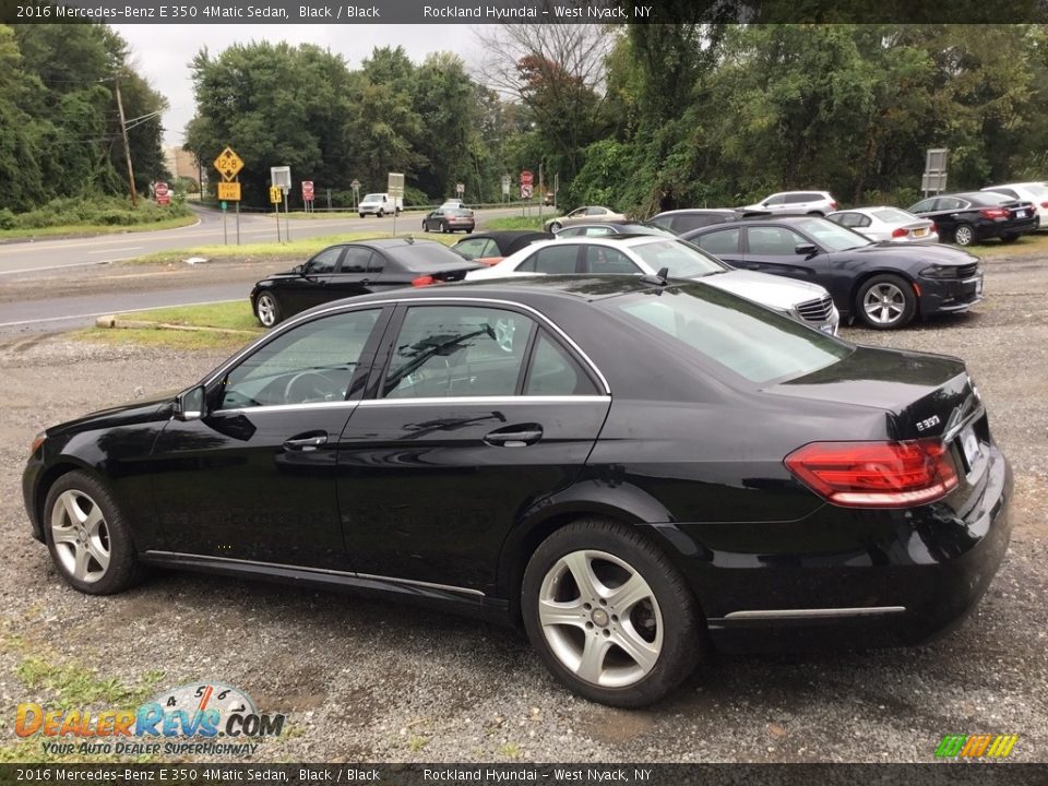2016 Mercedes-Benz E 350 4Matic Sedan Black / Black Photo #6
