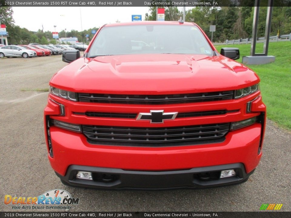 2019 Chevrolet Silverado 1500 RST Crew Cab 4WD Red Hot / Jet Black Photo #9