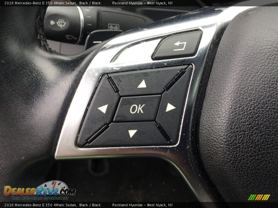 2016 Mercedes-Benz E 350 4Matic Sedan Black / Black Photo #16