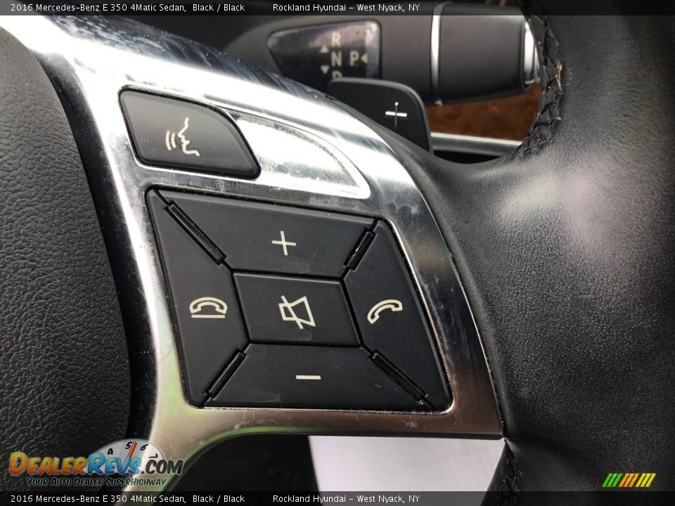 2016 Mercedes-Benz E 350 4Matic Sedan Black / Black Photo #17