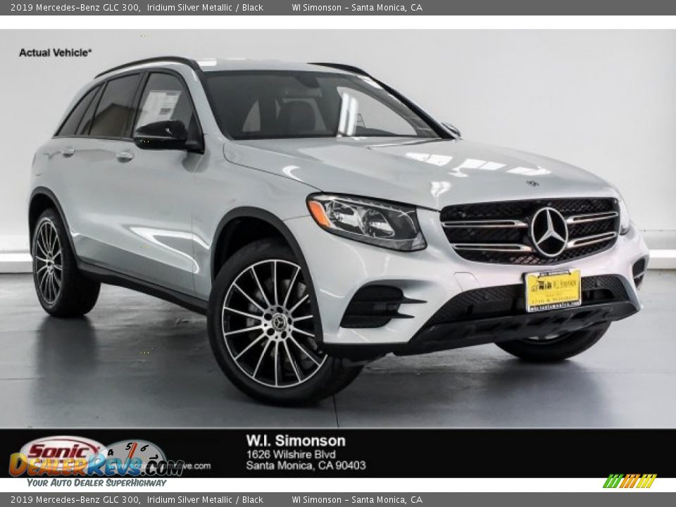 2019 Mercedes-Benz GLC 300 Iridium Silver Metallic / Black Photo #1