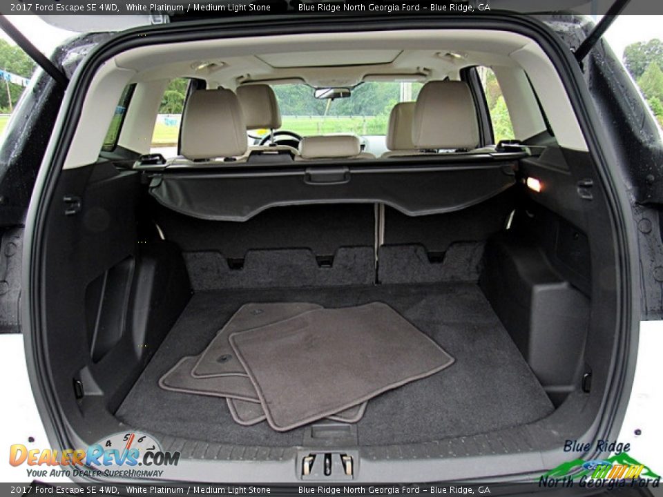 2017 Ford Escape SE 4WD White Platinum / Medium Light Stone Photo #13