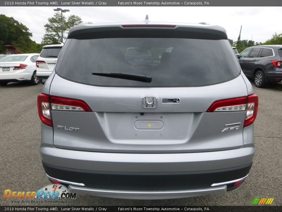 2019 Honda Pilot Touring AWD Lunar Silver Metallic / Gray Photo #3