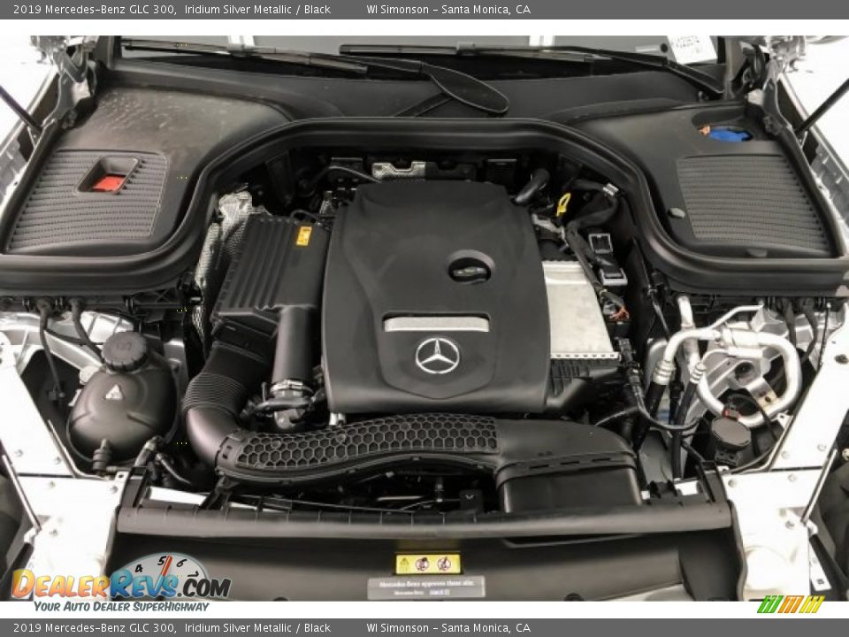 2019 Mercedes-Benz GLC 300 Iridium Silver Metallic / Black Photo #8