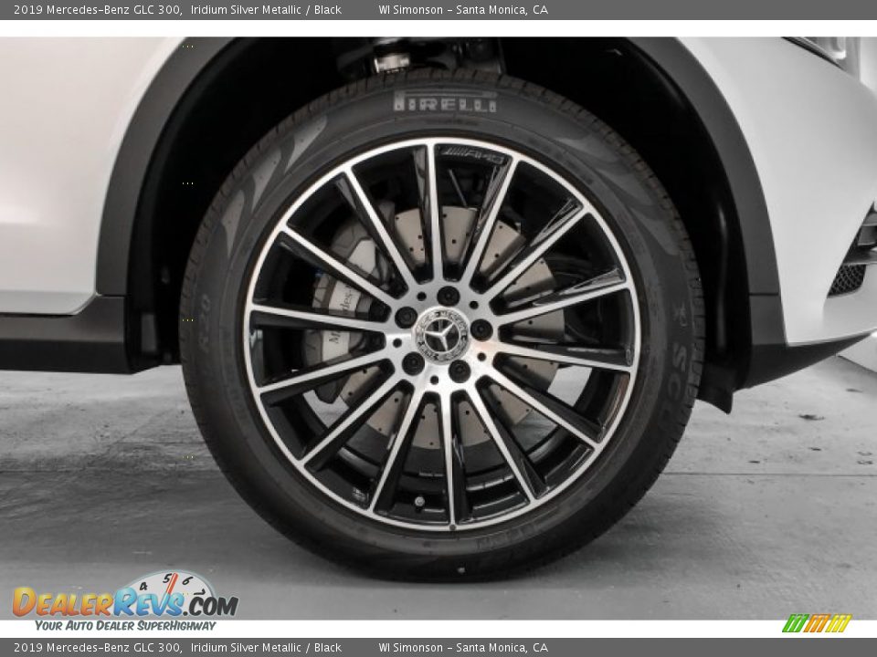 2019 Mercedes-Benz GLC 300 Iridium Silver Metallic / Black Photo #9