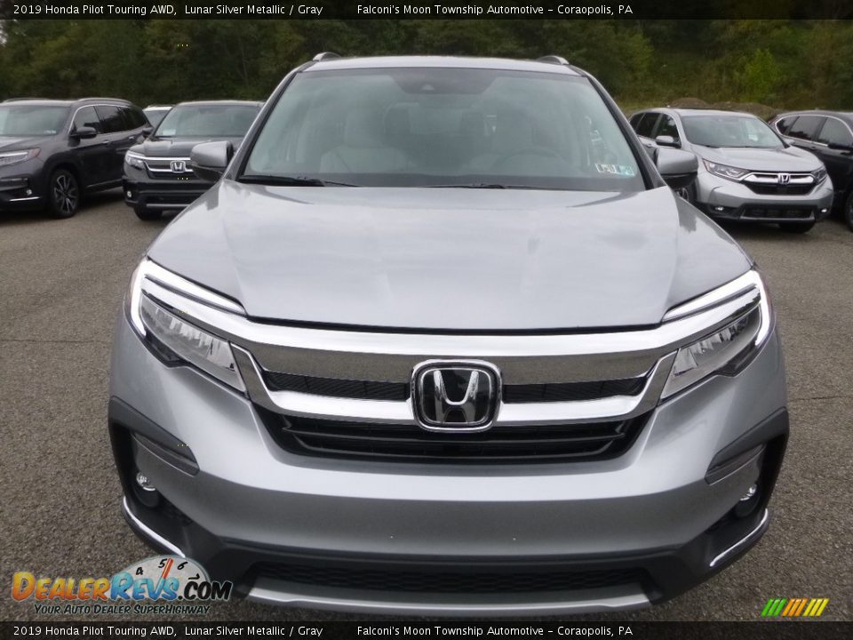 2019 Honda Pilot Touring AWD Lunar Silver Metallic / Gray Photo #6