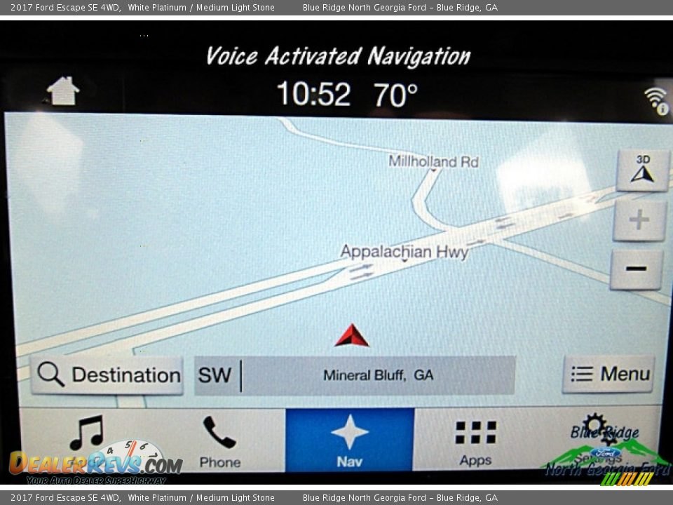 2017 Ford Escape SE 4WD White Platinum / Medium Light Stone Photo #20