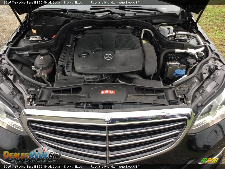 2016 Mercedes-Benz E 350 4Matic Sedan Black / Black Photo #27