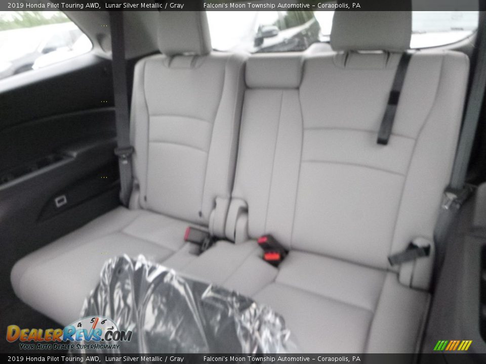 2019 Honda Pilot Touring AWD Lunar Silver Metallic / Gray Photo #9