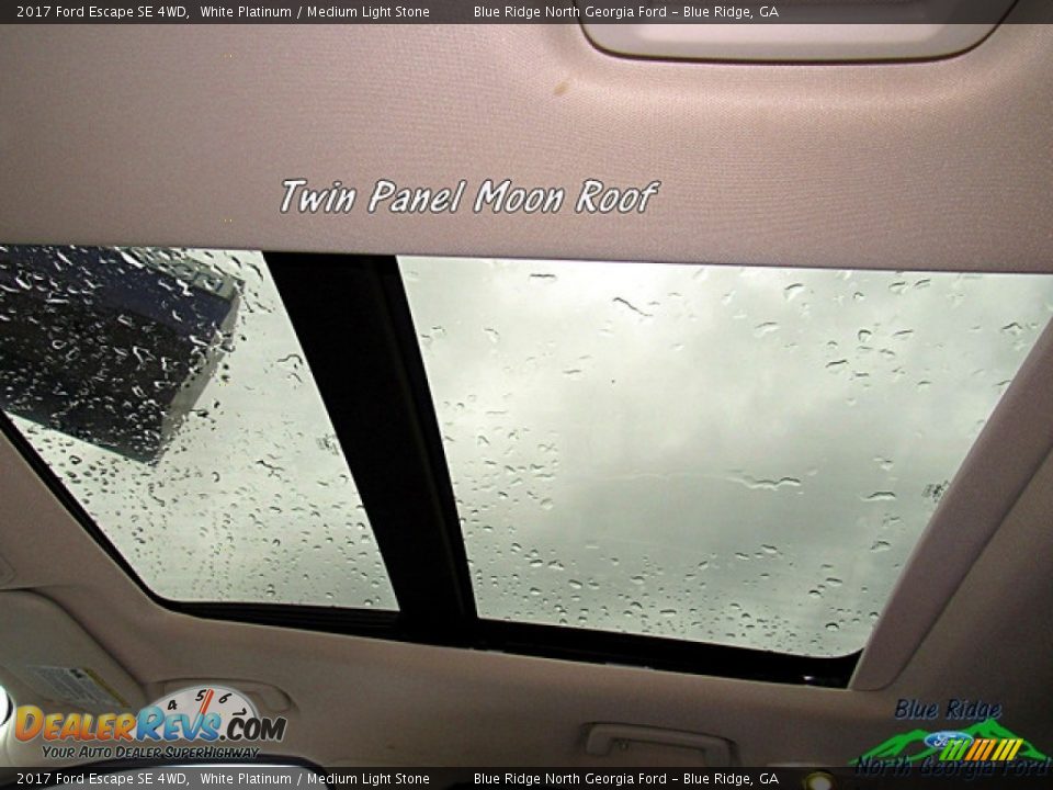 2017 Ford Escape SE 4WD White Platinum / Medium Light Stone Photo #24
