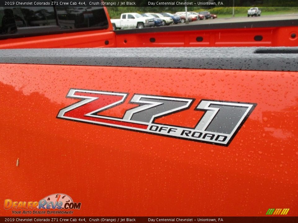 2019 Chevrolet Colorado Z71 Crew Cab 4x4 Crush (Orange) / Jet Black Photo #7