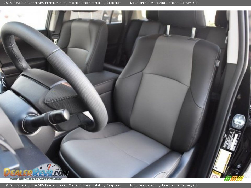 Front Seat of 2019 Toyota 4Runner SR5 Premium 4x4 Photo #7