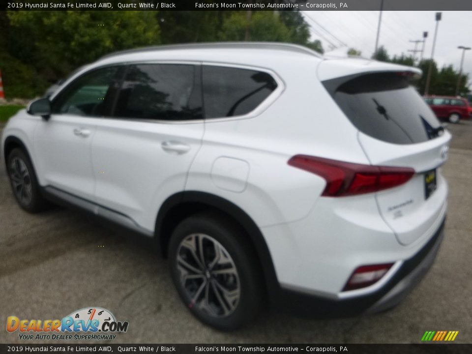 2019 Hyundai Santa Fe Limited AWD Quartz White / Black Photo #6