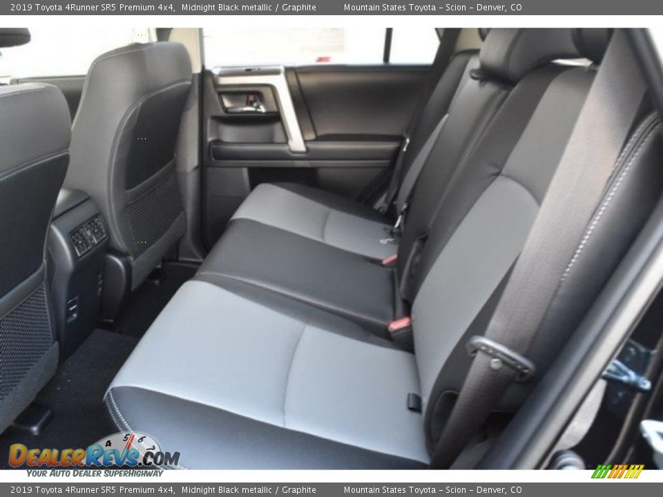 Rear Seat of 2019 Toyota 4Runner SR5 Premium 4x4 Photo #14