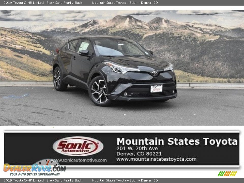 2019 Toyota C-HR Limited Black Sand Pearl / Black Photo #1