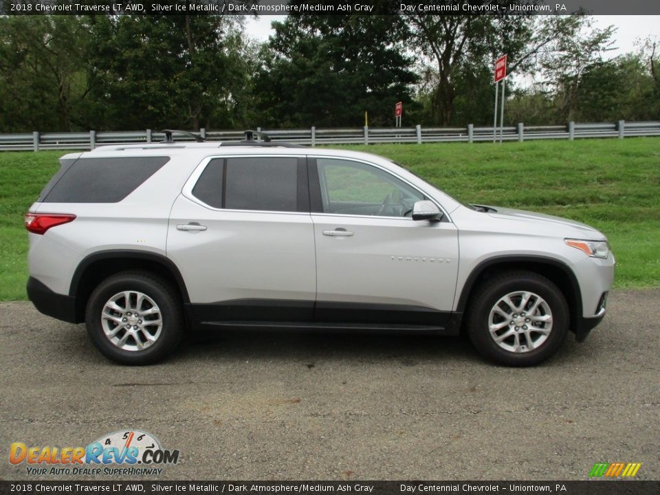 2018 Chevrolet Traverse LT AWD Silver Ice Metallic / Dark Atmosphere/Medium Ash Gray Photo #2