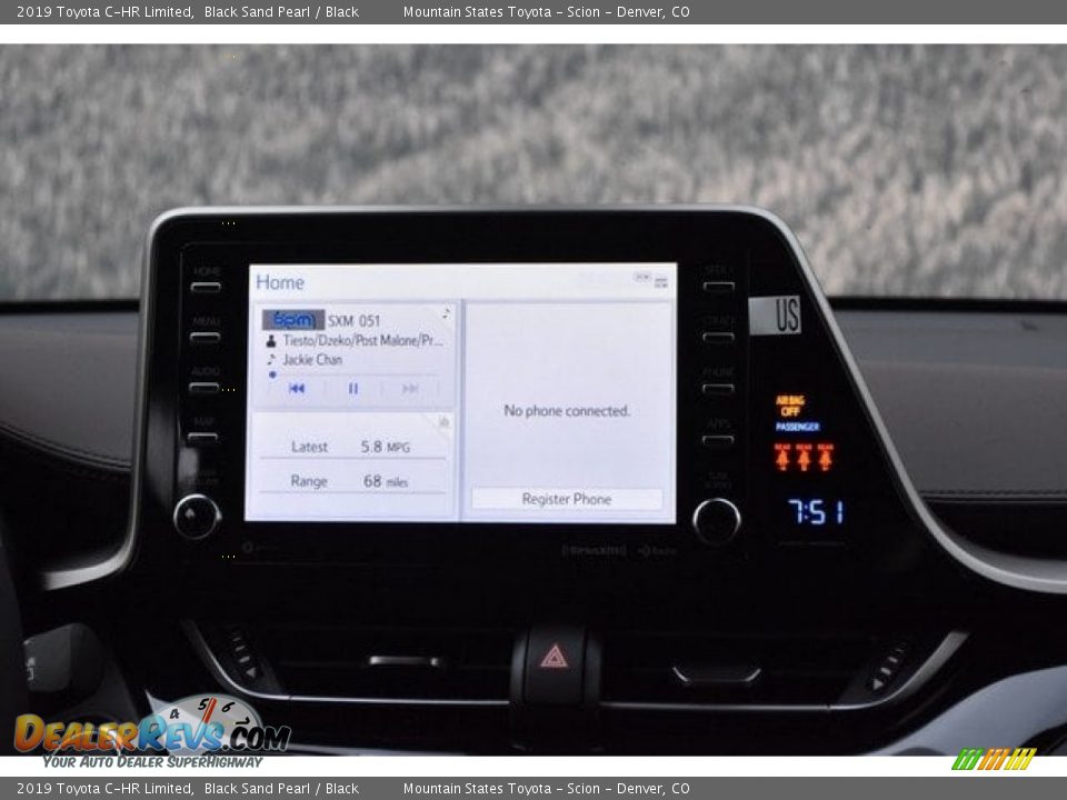 2019 Toyota C-HR Limited Black Sand Pearl / Black Photo #9