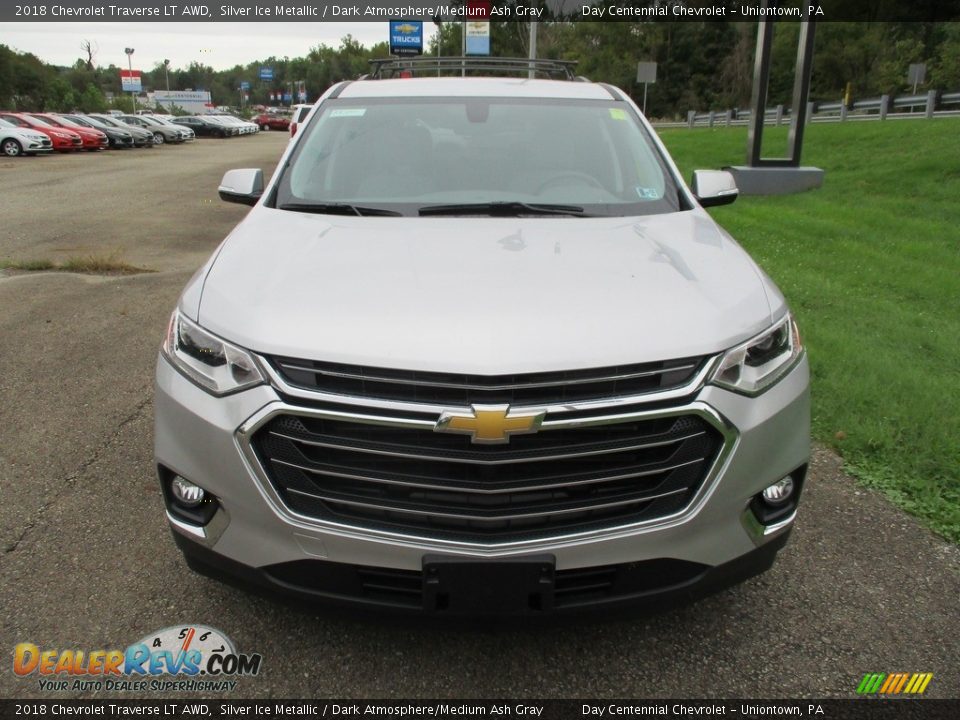 2018 Chevrolet Traverse LT AWD Silver Ice Metallic / Dark Atmosphere/Medium Ash Gray Photo #7
