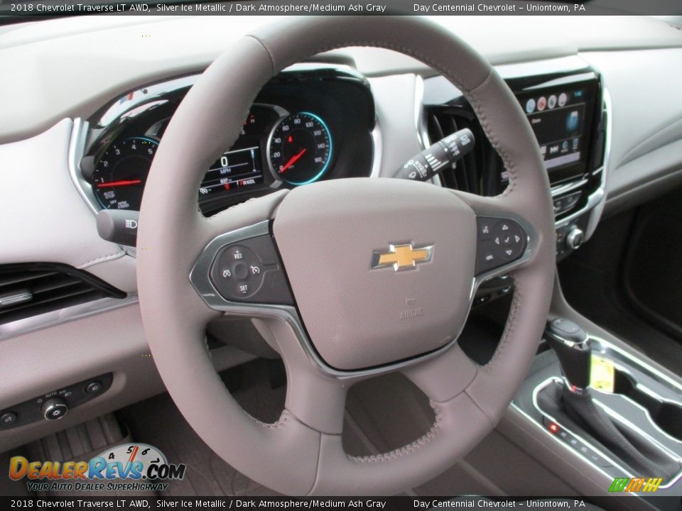 2018 Chevrolet Traverse LT AWD Silver Ice Metallic / Dark Atmosphere/Medium Ash Gray Photo #13