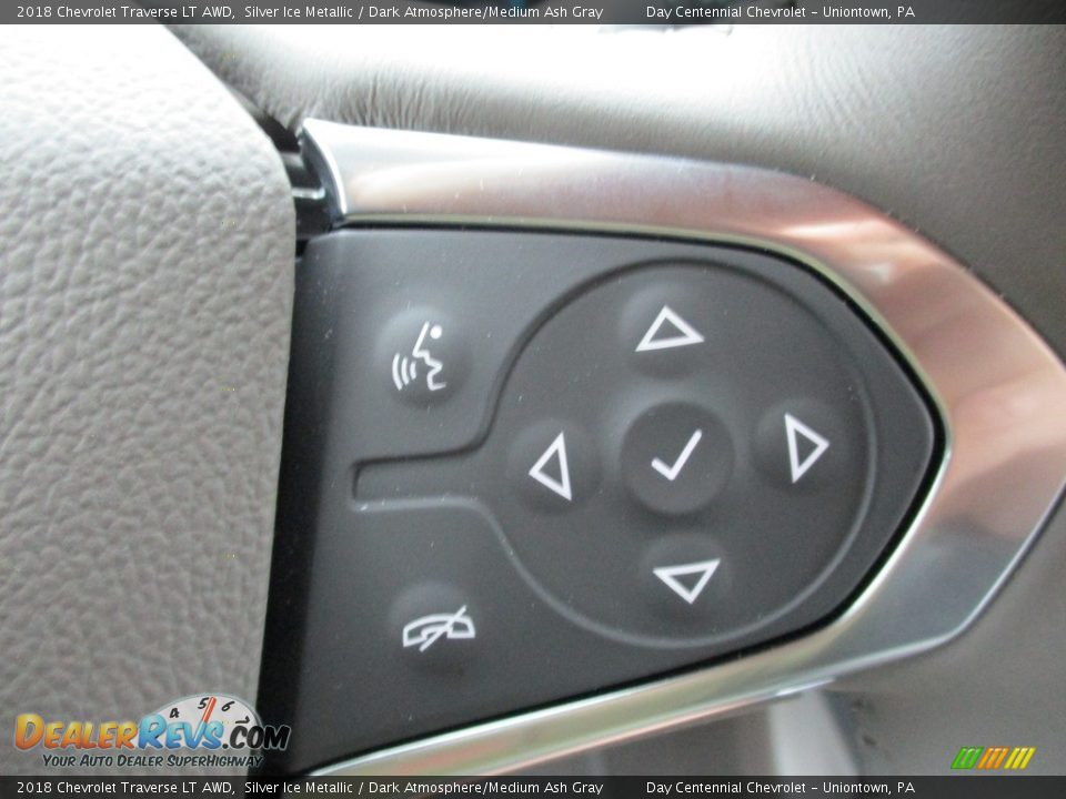 2018 Chevrolet Traverse LT AWD Silver Ice Metallic / Dark Atmosphere/Medium Ash Gray Photo #16