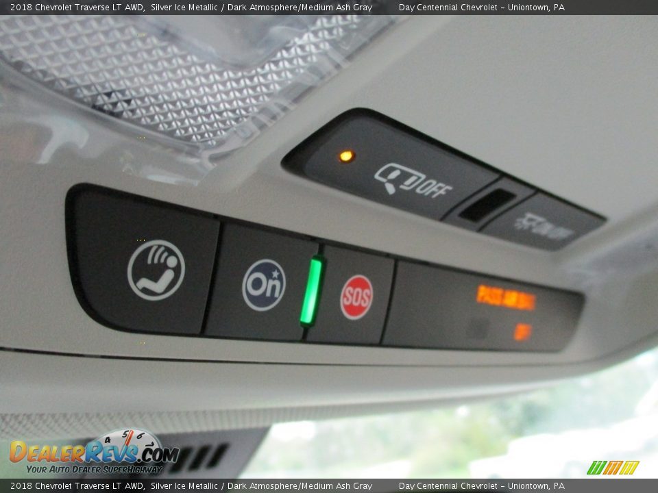 2018 Chevrolet Traverse LT AWD Silver Ice Metallic / Dark Atmosphere/Medium Ash Gray Photo #18