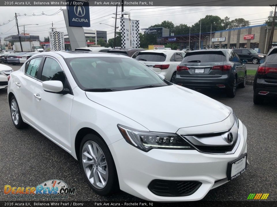 2016 Acura ILX Bellanova White Pearl / Ebony Photo #1
